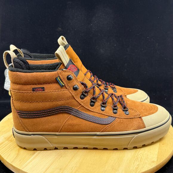 Vans Sk8-Hi MTE Primaloft Hydroguard  Winter man brown shoes Size 13 Brand New - Picture 5 of 10